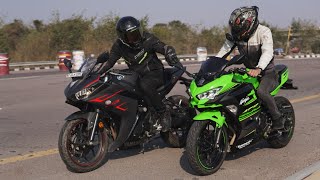 Ninja 400 vs R3  The Most Wanted Race [upl. by Nerrot]