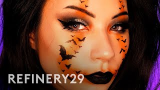 Halloween Makeup Tutorial From Body Painter Melissa Croft  Refinery29 [upl. by Zanze]