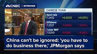 JPMorgan says China cant be ignored you have to do business there [upl. by Brodie935]