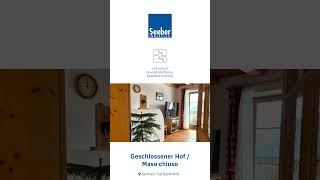 Geschlossener Hof in Sarntal realestate findyourhome seeberimmobilien bauernhof  home [upl. by Reifnnej]