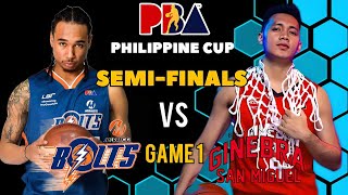 GINEBRA VS MERALCO GAME 1 SEMIFINALS  PBA LIVE SCORES  PHILIPPINE CUP 2024 [upl. by Audrey623]