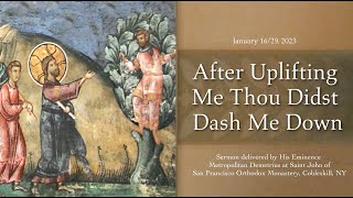 After Uplifting Me Thou Didst Dash Me Down – Sermon by Metropolitan Demetrius [upl. by Enirrok]