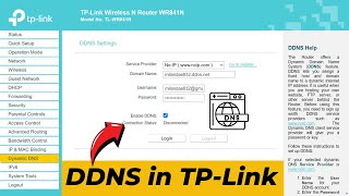 How To Setup DDNS Dynamic DNS on TPLink Router Step By Step Guide [upl. by Aurelius643]