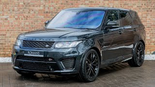 2017 Range Rover Sport 50 SVR  Borealis Black  Walkaround Interior  High Quality [upl. by Premer]