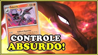 SALAZZLE CONTROLE POKÉMON TRADING CARD GAME LIVE [upl. by Cheslie]