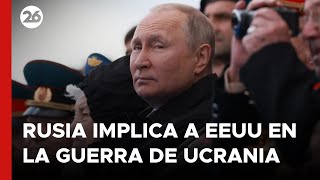 Rusia considera que EEUU se volvió parte del conflicto en Ucrania [upl. by Sneed]