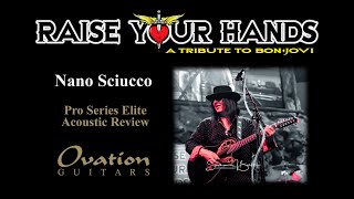 Ovation Pro Series Elite  Acoustic Guitar Review Nano Sciucco [upl. by Adiaroz]