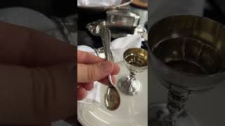 Vintage SilverPlated Set – Egg Cup Spoon and Napkin Ring shorts tableware silverware gift [upl. by Ainav]