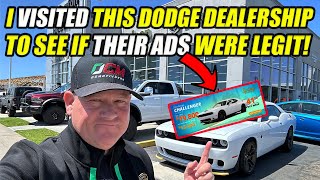 VISITED DODGE DEALER TO CONFRONT THEM ABOUT THEIR ADS [upl. by Aenal]