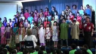 Mt Roskill PRIMARY school SENIOR choir April 2012 One Voice One Song [upl. by Marcy122]