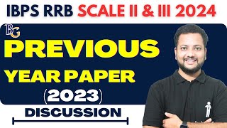 Previous Year Paper Discussion IBPS RRB SCALE 2 GBO  IBPS RRB SCALE 3 [upl. by Tnerb381]