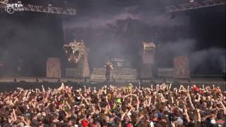 Amon amarthRaise your horns live Hellfest 2016 [upl. by Leif]