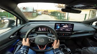 2023 Volkswagen ID4 GTX POV Test Drive DRIVEWAVE1 [upl. by Ahsitam801]