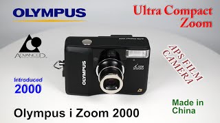 2000 Olympus i Zoom 2000  APS Film Camera [upl. by Yelyr]