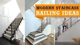 100 Modern Staircase Railing Ideas [upl. by Levi581]