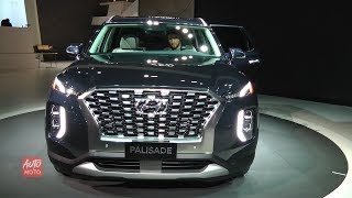 2019 Hyundai Palisade  Exterior And Interior Walkaround  2018 LA Auto Show [upl. by Eelac]