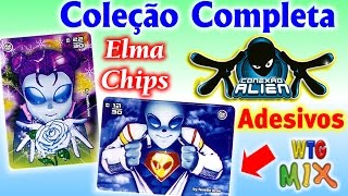 Coleção Completa Adesivos Conexão Alien  2007 Promoção Elma Chips Nostalgia [upl. by Tenn]