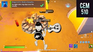 Stoke a Campfire Fortnite Dark Jonesy Questline [upl. by Enrak]