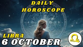 LIBRA horoscope for 6 OCTOBER 2024  Speak Up amp Take That Leap of Faith horoscope tarot [upl. by Schaeffer426]