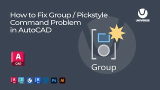 How to Fix Group amp Pickstyle Command Problem In AutoCAD I AutoCAD 2020 [upl. by Ellivro200]