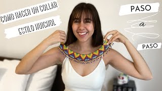 TUTORIAL COLLAR CON MOSTACILLA  DIY  PASO A PASO [upl. by Eintrok623]