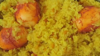 ডিম খিচুড়ি রেসিপি dal dim khichuri Egg recipe buna khichuri rabinacooking [upl. by Elleinaj]