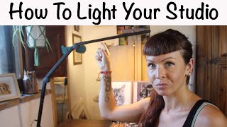 How To Light Your Art Studio [upl. by Lady]