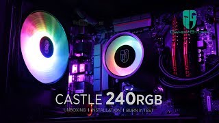 VLOG Gamer Storm Castle 240RGB AIO Liquid Cooler Unboxing amp Installation on AM4 Motherboard Ph [upl. by Steven]