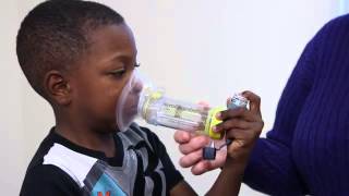 Using an Inhaler with a Spacer Mask [upl. by Prior]