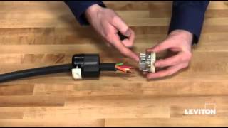 How to install a Leviton Industrial Locking Wiring Device [upl. by Alleram499]