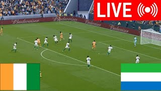 🔴LIVE Côte dIvoire vs Sierra Leone  Éliminatoires PES 21 Video Simulation Gameplay [upl. by Nnairda]