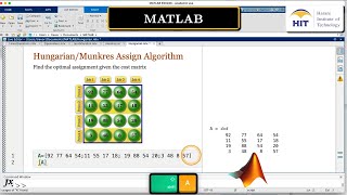 Matlab  HungarianMunkres Assign Algorithm [upl. by Elyac]