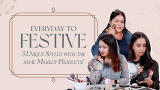 From Everyday to Festive 3 Unique Styles with the Same Makeup Products [upl. by Ikilisav724]