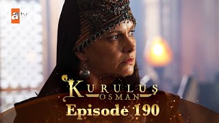 Kurulus Osman Urdu  Season 4 Episode 190 [upl. by Regnig86]