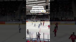 Canada’s new goal song at the World Juniors is WILD 😳☠️🇨🇦 [upl. by Mahau]