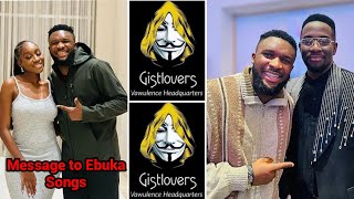 Ebuka Songs Replies Gistlover Allegations with Cryptic Post ebukasongs [upl. by Ainivad]