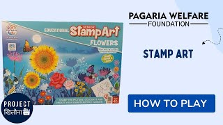 Stamp Art  How To Play  Project Khilona [upl. by Jerrol]