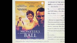 MONSTERS BALL MOVIEFormat DVDTO EXPLORE THE MOVIE PLEASE USE THE FOLLOWING [upl. by Aleedis235]