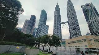 Klcc petronas towermenara kembar Kuaala Lumpur Malaysia‼️ [upl. by Einor943]