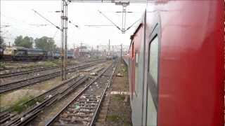 Howrah Rajdhani Express Full Journey Compilation Part I Mughal Sarai [upl. by Teodor]