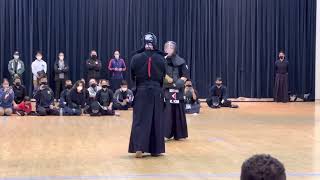 2022 JCCC Senior Kendo Taikai Yondan Division Finals S Kamata vs K Kim [upl. by Turino924]