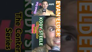 Kody Steele Dana White’s Contender Series shout out from UFC Evan Elder ufc kodysteele danawhite [upl. by Philpot206]