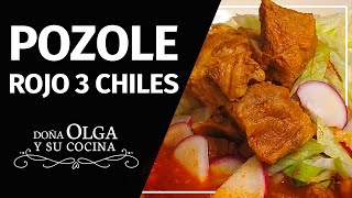 Pozole Rojo ¡ Mejor Que Nunca  Incluye agua fresca y postre [upl. by Lejna]