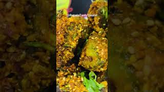 Tasty Traditional Bharela Karela  Gujarati Shaak  Gujarati recipe  Sabji shortvideo shaak [upl. by Anrol]