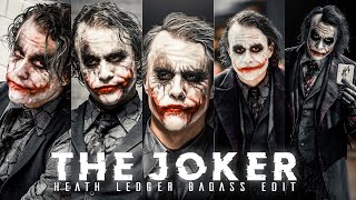 UNHOLY X JOKER EDIT 🔥 Heath Ledger Joker  Joker Attitude Status  Joker Status  The Dark Knight [upl. by Ignatzia]