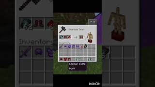 Making Deadpool armour trim in Minecraft shorts viralshorts minecraft [upl. by Noirret]