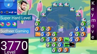 Candy crush saga level 3770 । No boosters । Super Hard level । Candy crush 3770 help। Sudheer Gaming [upl. by Zebedee710]