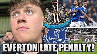 EVERTON LATE PENALTY NEWCASTLE VS EVERTON VLOG 11 [upl. by Yelsel]