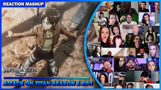 Attack on Titan Season 1 Episode 3 Reaction Mashup  進撃の巨人 shingekinokyojin attackontitan aot [upl. by Tormoria225]