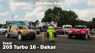 Lincroyable Essai de Peugeot 205 Turbo 16 Dakar et dautres surprises [upl. by Dorothy402]